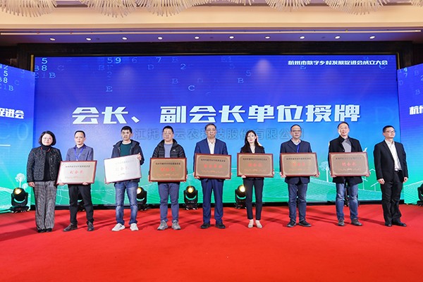 再添新彩，，，，，，，，同谋发展！麻将胡了当选荆门市数字村落发展推进会副会长单元