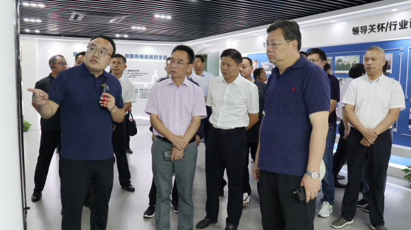 湖北省鄂州市委常委、副市长卢辉一行光临麻将胡了调查调研