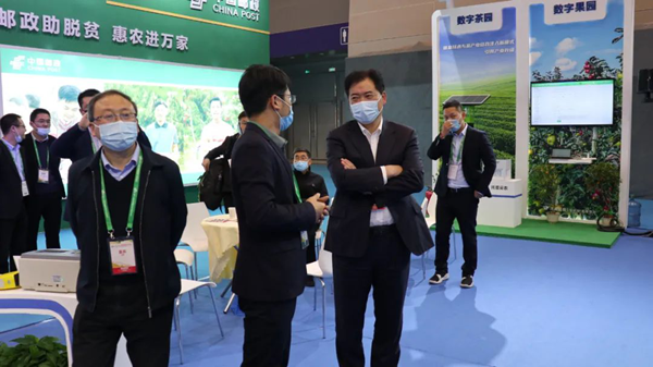 浙江省农业村落厅副厅长唐冬寿光临麻将胡了展位